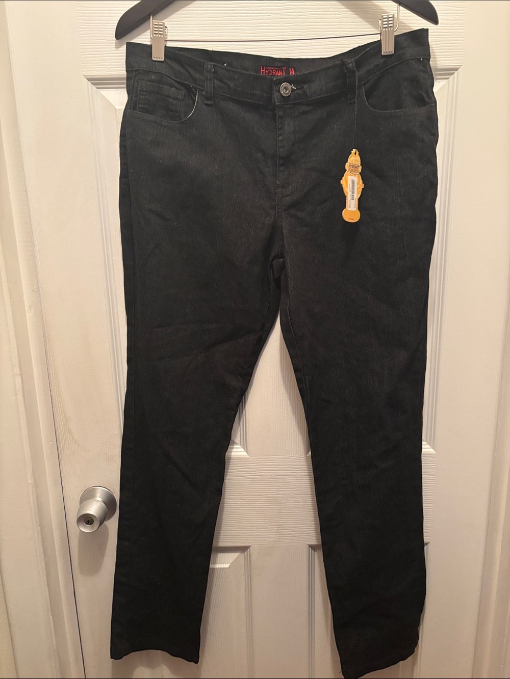Slim Straight Black Men's Jeans